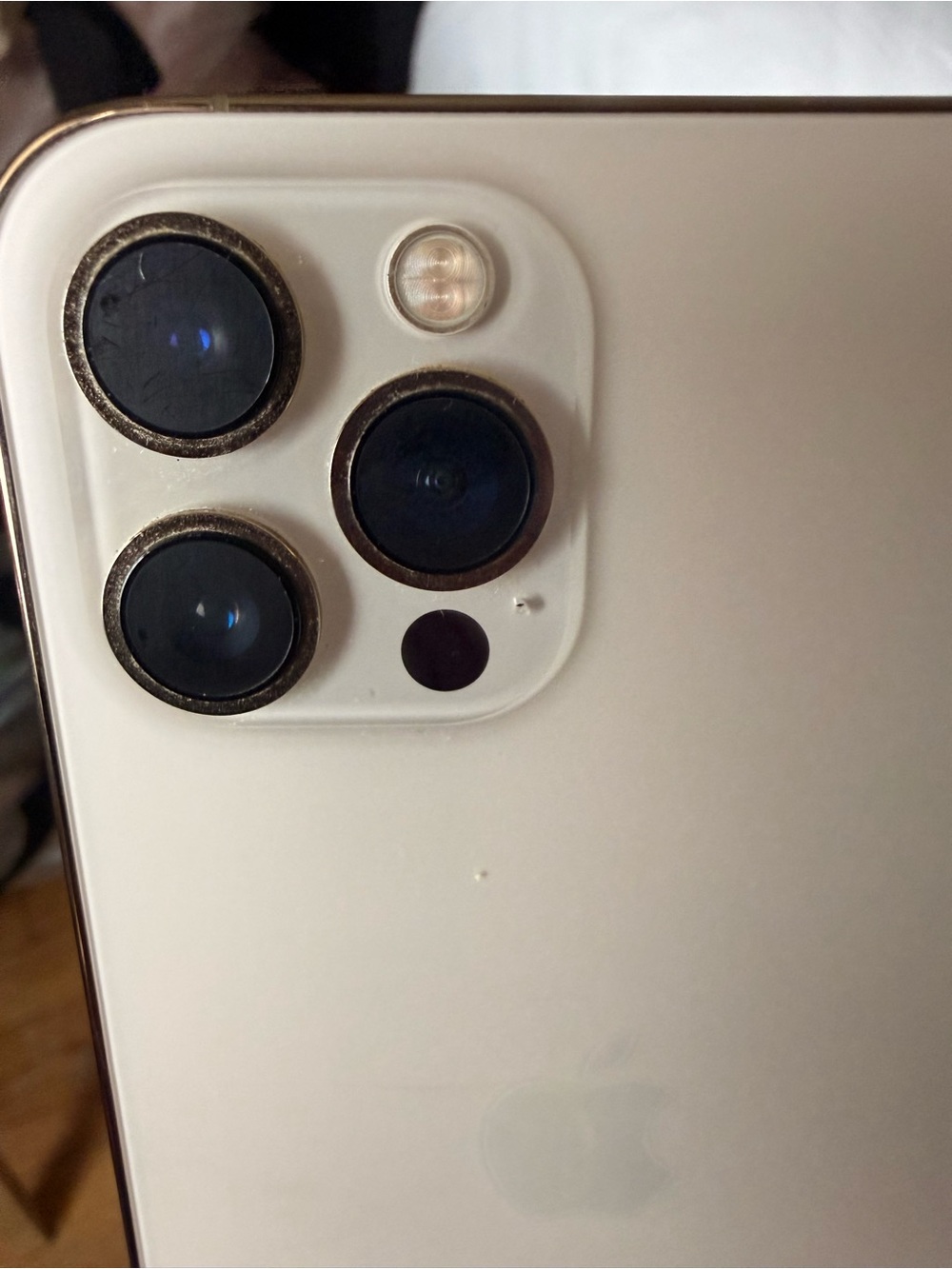 Apple iPhone Triple Camera Module - White & Black Accents